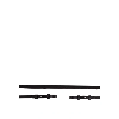 Image de BR Rein cuir/caoutchouc fermé store 13mm Full / Argent Noir
