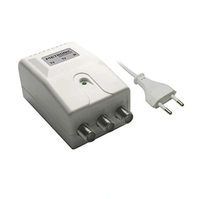 Image de Metronic 414041 Alimentation pour ampli d&#039;antenne avec 2 Sorties TV, Blanc
