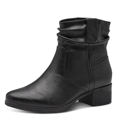 Image de Jana Bottines à Talon pour Femme 8 25375 43 Botte Tendance, Noir, 37 EU Large