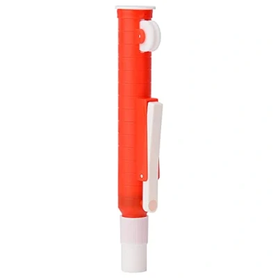 Image de stonylab Pompe à Pipette, 25 ml Rouge Filtre Pipette pour la Recherche en Laboratoire