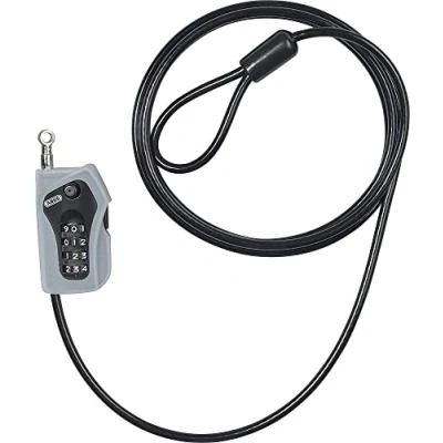 Image de Abus 52523 Antivol à câble, Noir, 200 cm