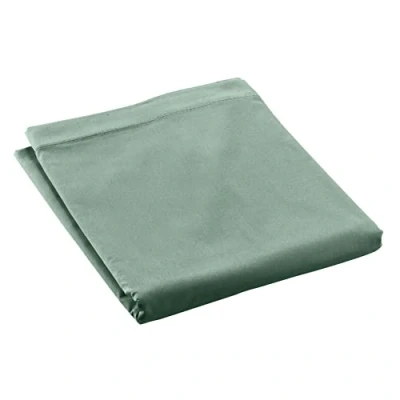Image de douceur d&#039;intérieur, Drap Plat (180 x 290 cm) Percaline Tilleul, Percale de Coton