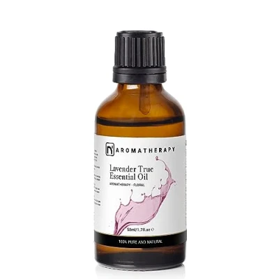 Image de n2 Aromatherapy Huile Essentielle de Lavande Vraie 50 ml pour Diffuseur, Aromathérapie, Cheveux, Fabrication Bougies