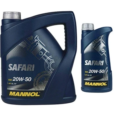 Image de MANNOL Huile moteur Safari 20W 50 API SL/CF 5 l