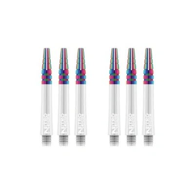 Image de RED DRAGON Nitrotech Ionic Tige de Fléchettes Petit Blanc 2 Ensembles par Paquet (6 Tiges Flechettes au Total)