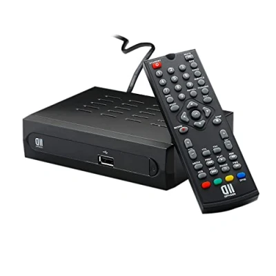 Image de D2 Diffusion Décodeur TNT Full HD DVB T2 Afficheur Compatible HEVC265 Récepteur/Tuner TV avec Fonction enregistreur (HDMI, Péritel, USB, Dolby Digital Plus) Noir