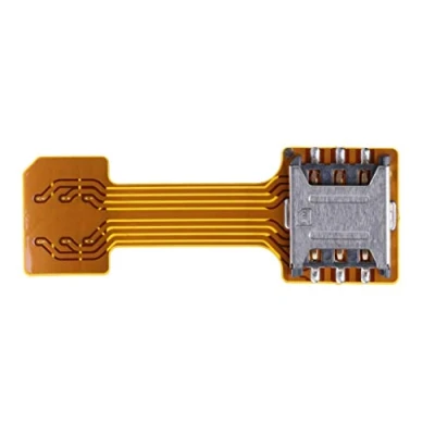 Image de luosh Adaptateur Micro SD Double Carte SIM Hybride pour Extender Nano Mic
