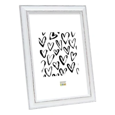 Image de Deknudt Frames S221H3 Basic Cadre Photo Blanc/Noir 20 x 30 cm