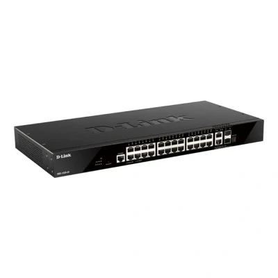 Image de D Link DGS 1520 28 commutateur réseau Géré L3 10G Ethernet (100/1000/10000) 1U Noir Neuf