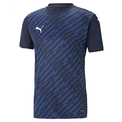 Image de PUMA Maillot Teamultimate Jr Tee Mixte Enfant, Bleu Marine, 128