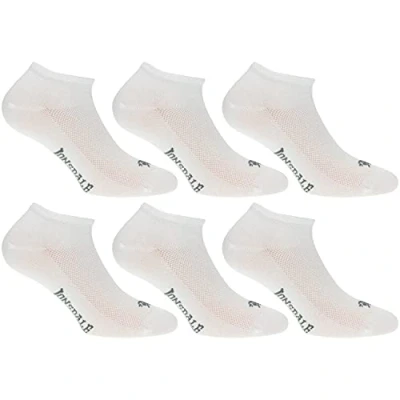 Image de Lonsdale Invisible Fresh 6 paires de chaussettes Sneaker, coton d&#039;excellente qualité avec fabrication Piquet (Blanc, 39 42)