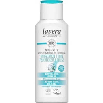 Image de lavera basis sensitiv Après Shampooing Hydratation &amp; soin sans silicone intense douceur vegan cosmétiques naturels 200 ml
