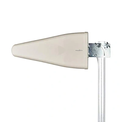 Image de Nedis Antenne LTE 3G/4G/5G Intérieur et extérieur Gain Max. 10 11 DB 698 5000 MHz Signaux GSM Étanche Longueur de la Corde : 4 m Aluminium/PVC Blanc
