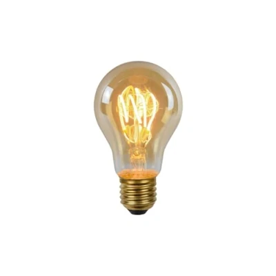 Image de Lucide LED BULB Ampoule filament Ø 6 cm Dim. 1x5W 2200K Ambre