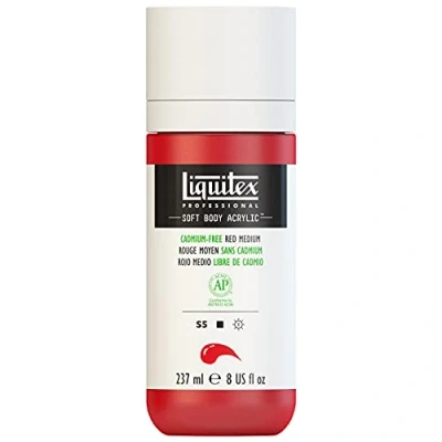 Image de Liquitex Professional Acrylique Soft Body 237ml Cadmium Free Red Medium