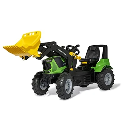 Image de Rolly Toys RollyFarmtrac Deutz Agrotron 8280 TTV 730094 Véhicule à pédale (avec Chargeur rollyTrac, pour Enfants de 3 8 Ans, siège réglable en Longueur et Hauteur, pneus gonflables) Grand