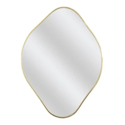 Image de Miroir Déco Losange 60 cm avec Contour Doré