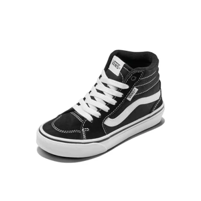 Image de Vans Mixte enfant Filmore Hi Suede/Canvas Basket, Toile en Daim Noir et Blanc, 36.5 EU