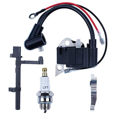Image de Haishine Kit ressorts de contact arbre contacteur bobine d&#039;allumage pour Stihl 017 018 MS170 MS180 Tronçonneuse # 1130 400 1302 Module bougie
