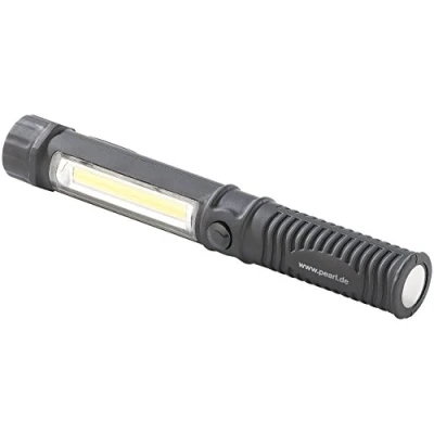 Image de PEARL Lampe torche 2 en 1 à LED COB avec aimant