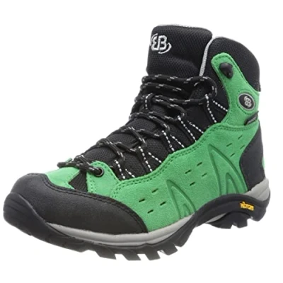 Image de Brütting Mixte Mont Bona High Bottes de Trekking et randonnée, Vert/Noir, 37 EU