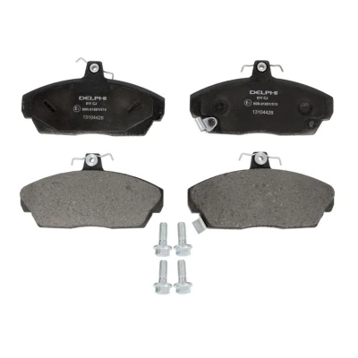 Image de DELPHI LP911 Jeu de plaquettes frein avec indicateur d&#039;usure tôle anti bruit accessoires HONDA: CIVIC 6 Fastback, Hatchback