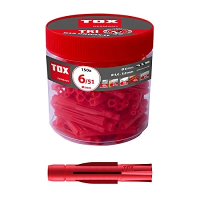 Image de TOX chevilles universelles Tri 6 x 51 mm pour presque tous les matériaux de construction 150 010260041