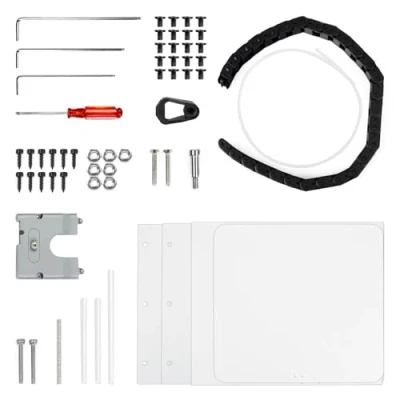 Image de Flashforge Accessoires de boîtier pour aventuriers 5 m, kit DIY avec plaques et vis déverrouiller l&#039;impression ABS/ASA/PC