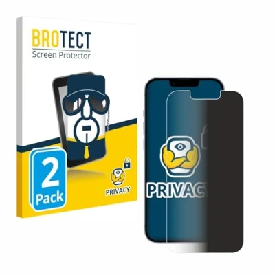 Image de BROTECT (2 Pièces) Protection Anti Espion pour Apple iPhone 14 Privacy Film, Écran de Confidentialité, Filtre lumière bleue