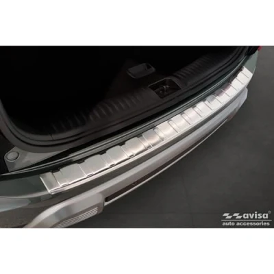 Image de Avisa Protection de seuil arrière INOX Noir Mat Compatible avec SsangYong Torres (J100) 2022 &#039;Ribs&#039;