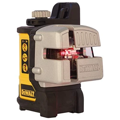 Image de DEWALT Niveau Laser Multilignes 3 Faisceaux DW089K XJ Autonivelant 4 sans Fil avec Rouges et Coffret Précision +/ 3mm@10m Distance 20m