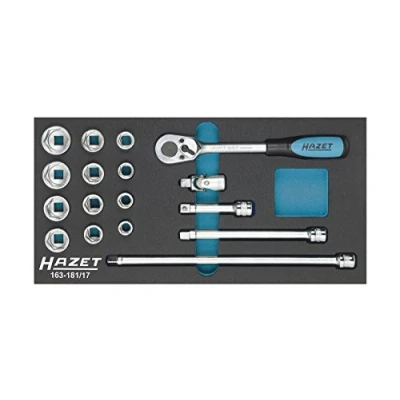 Image de HAZET 163 181/17 Jeu d&#039;Outil, Multicolore