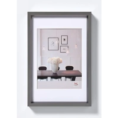 Image de walther design cadre photo acier 50 x 60 cm avec passe partout, plastique style ES060D