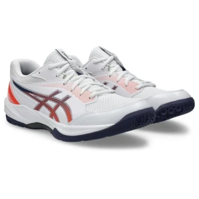 Image de Asics Geltask 4 Chaussures de handball, Homme, Taille: 40, White/indigo fog Tissu / matière synthétique