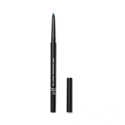 Image de e.l.f. No Budge Precision Eyeliner crémeux longue durée avec pointe ultra fine pour une application précise, végétalien et sans cruauté envers les animaux, Cerulean, 0,05 g