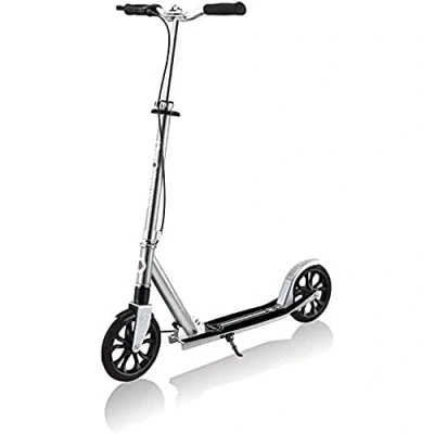 Image de Globber NL 205 Trottinette Pliable à 2 Roues avec Suspension Avant pour Les Enfants partir de 8 Ans Taille Unique Vintage Silver