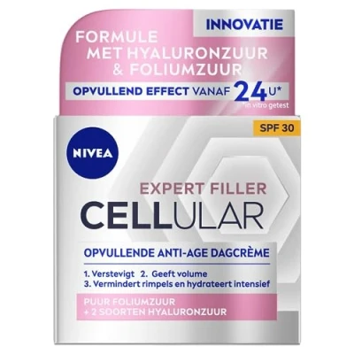 Image de Nivea Expert Filer Cellular, Soin de jour anti âge repulpant Spf30