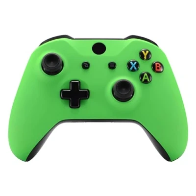 Image de eXtremeRate Coque Avant de Remplacement pour Xbox One S/X Manette, Shell Coloré Manette (Modèle 1708), Vert