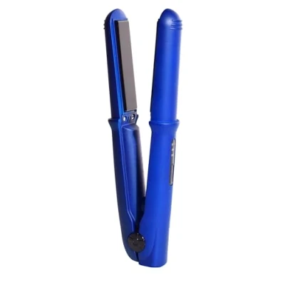 Image de Beter Mini fer à lisser sans fil GRWM, format compact pour voyages, rechargeable par USB, température réglable jusqu&#039;à 200C Bleu