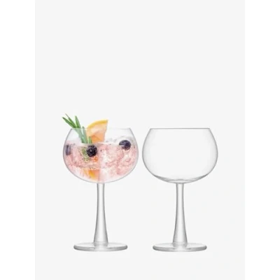 Image de LSA GN03 Lot de 2 verres ballon Gin, 420 ml, transparents