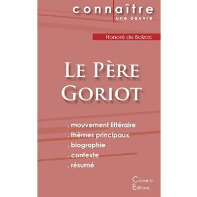 Image de Fiche de lecture Le Père Goriot (Analyse littéraire référence et résumé complet)