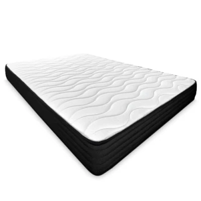 Image de mattfy Matelas viscoélastique réversible Kloe Hauteur 20 cm, Memory Foam, Blanc, 140x190