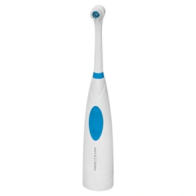 Image de ProfiCare PC EZ 3054 Brosse à dents Oscillement bidirectionnel Interrupteur Fonctionne avec piles Blanc et Bleu EZS3054