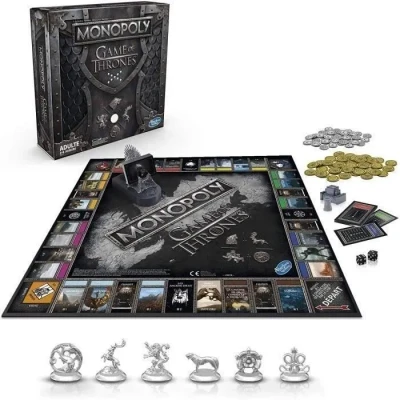 Image de Monopoly Jeu de Societe Game of Thrones Edition Collector Plateau Version Française 18 ans et plus