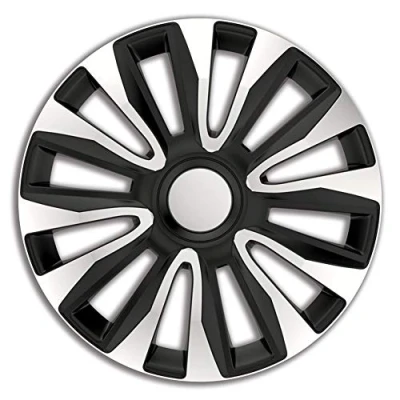 Image de AutoStyle PP 5096SB Enjoliveurs 16Pouces noir/argenté