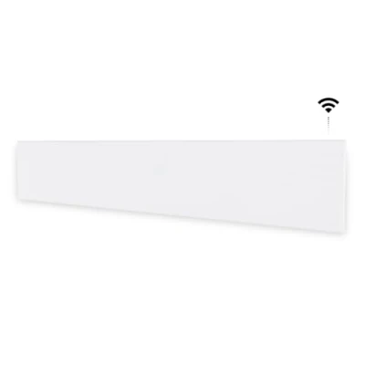 Image de Adax Neo L Radiateur Electrique Mural Intelligent Wi Fi avec Commande par Smartphone 1200W Chauffage d&#039;appoint Salle de Bain Hauteur Convecteur 210mm IP24C, KWT Blanc