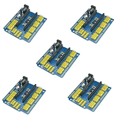 Image de ZkeeShop 5PCS Expansion Sensor Shield Module Compatible for Arduino UNO R3 Nano I/O
