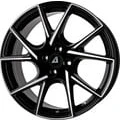 Image de ALUTEC 5Trou 18Pouce 112mm Jante alu ADX.01 mattschwarz Front poliert ADX1 85840B73 1
