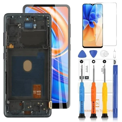 Image de LADYSON AMOLED Écran LCD pour Samsung Galaxy S20 Fe SM G780F/Galaxy 5G G781B Tactile Digitizer Montage Kit de remplacement avec outil (6,5&quot;, noir)