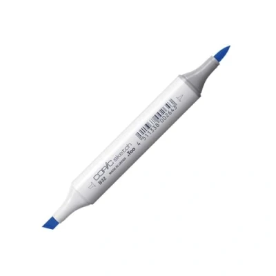 Image de COPIC Sketch B32, Pale Blue, Twin Marker avec Une Pointe Moyenne et Pinceau